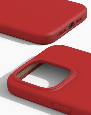 Silicone Case iPhone 15PM Red