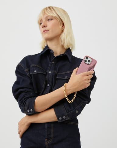 Mirror Case iPhone 15PM Mirror Rose Pink