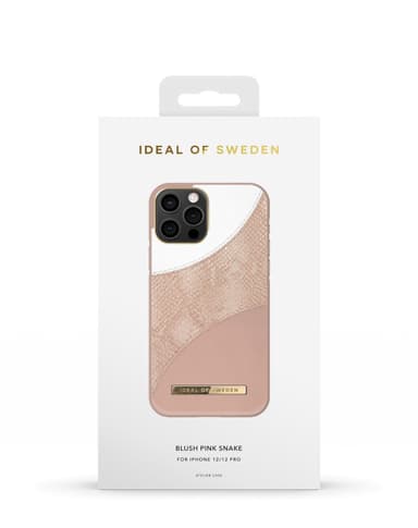 Atelier Case iPhone 12/12P Blush Pink Snake