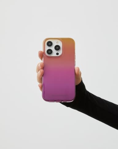 Clear Case iPhone 15PM Vibrant Ombre