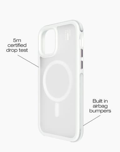 Ideal Bumper Case MagSafe iPhone 12/12P Cloudy White