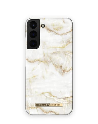 Printed Case Galaxy S22P Golden Pearl Marble