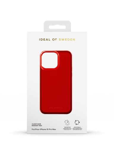 Clear Case iPhone 15PM Radiant Red