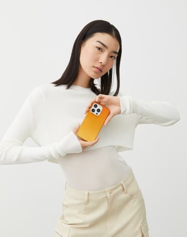 Clear Case iPhone 11/XR Orange Spritz