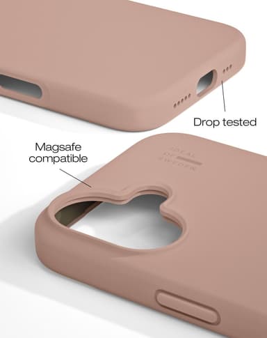 Silicone Case MagSafe iPhone 16 Blush Pink