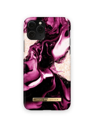 Printed Case iPhone 11P/XS/X Golden Ruby