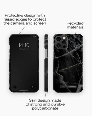 Printed Case iPhone 12 PRO MAX Black Thnd Mrb