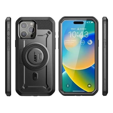 Supcase Ub Pro Mag Skyddfodral med MagSafe till iPhone 15 Pro - Svart
