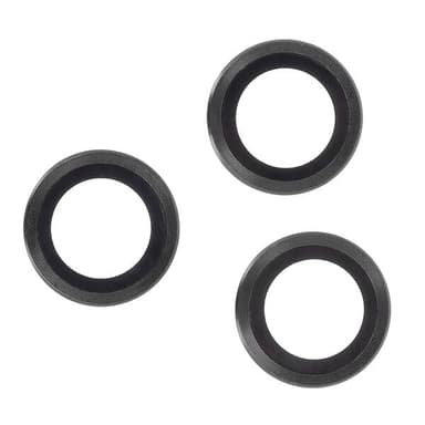 Linsskydd till kamera till iPhone 11 Pro / 11 Pro Max / 12 Pro  - Svart Ram