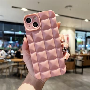 Puffy mobilskal till iPhone 13 Pro - Rosa