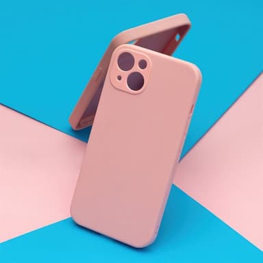 Silikonskal med MagSafe till iPhone 14 - Rosa
