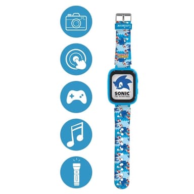 Lexibook Sonic Kids Smartwatch med 8 GB minneskort inkluderat (DMW070SN)