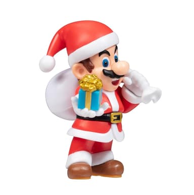 JAKKS Pacific Super Mario Adventskalender 2,5 tums figurer & tillbehör Jultema