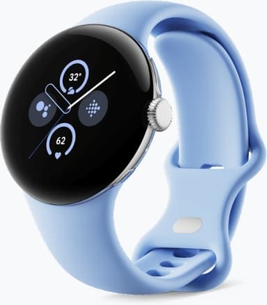 Google Pixel Watch 2 WiFi Smartwatch, Silver / Bay