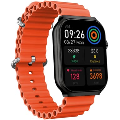 Celly Trainer Ultra Smartwatch med två armband Svart + Orange