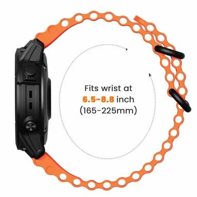 Ocean klockarmband Garmin Instinct 3 (50mm) - Orange
