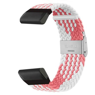 Flätat klockarmband Garmin Instinct E (45mm) - Pinkwhite