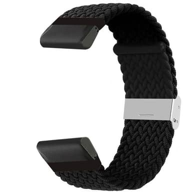 Flätat klockarmband Garmin Instinct 3 (50mm) - Black
