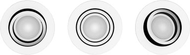 Philips Hue Milliskin infälld trippel spotlight 3x4.2W GU10