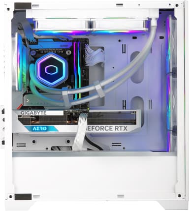Cooler Master MasterLiquid 240 Core II RGB CPU vätskekylare (vit)