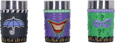 Nemesis Now Batman shotglas (3-pack, skurkar)