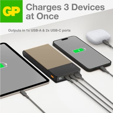 GP M2+ 10 000 mAh powerbank (beige)