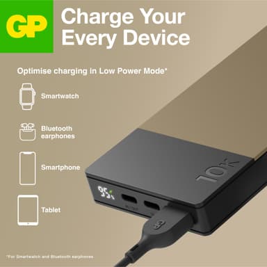 GP M2+ 10 000 mAh powerbank (beige)