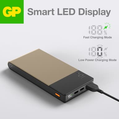 GP M2+ 10 000 mAh powerbank (beige)
