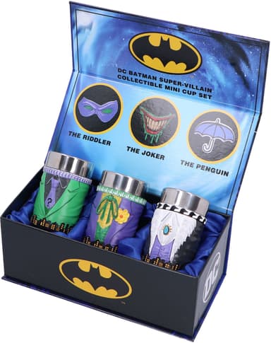 Nemesis Now Batman shotglas (3-pack, skurkar)