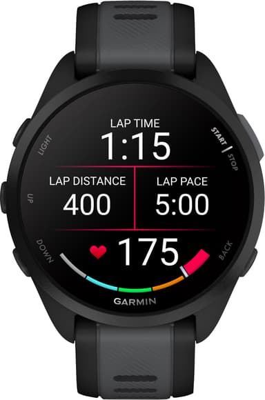 Garmin Forerunner 165 Music Sportklocka (svart)