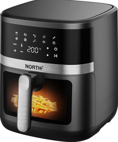 North airfryer 205001 (svart)