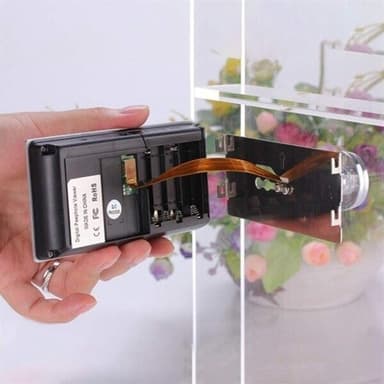 Widescreen dörrkamera med 3,5"" skärm och 1MP HD-kamera