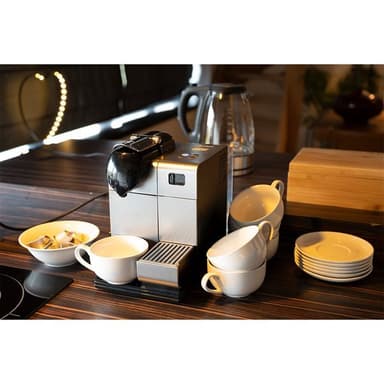 Cappuccinokoppar med fat 6-pack