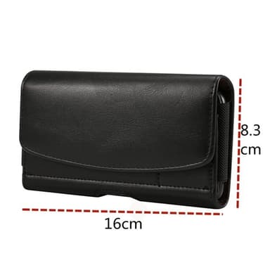 Midjeväska Smartphone 5.7-6.0 "" Svart