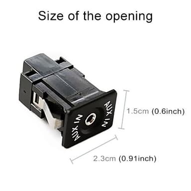 AUX-adapter med kontakt för Ford Fiesta / Focus / Mondeo / PUMA / MK2 / MK3 / S-MAX