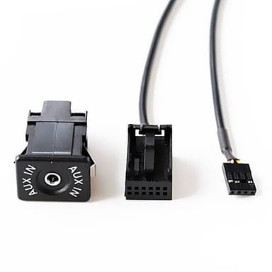 AUX-adapter med kontakt för Ford Fiesta / Focus / Mondeo / PUMA / MK2 / MK3 / S-MAX