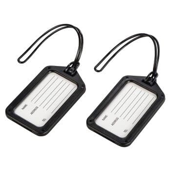 Hama Bagagelapp 2-pack Svart
