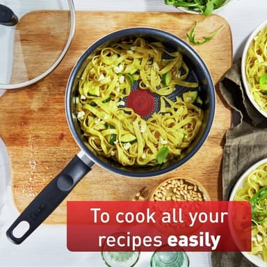 Tefal Start Enkel matlagning och stekpanna set, 5 delar, svart