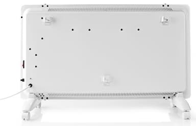 Nedis smartlife konvektionselement | Wi-Fi | Passar till badrum | Glas panel | 2000 W | 2 Värmeinställningar | LED-skärm | 15 - 35 °C | Justerbar termostat | Vit
