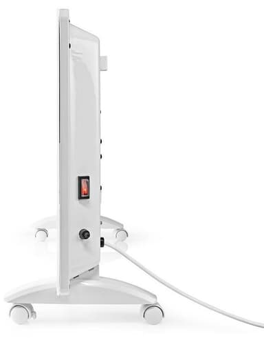 Nedis smartlife konvektionselement | Wi-Fi | Passar till badrum | Glas panel | 2000 W | 2 Värmeinställningar | LED-skärm | 15 - 35 °C | Justerbar termostat | Vit