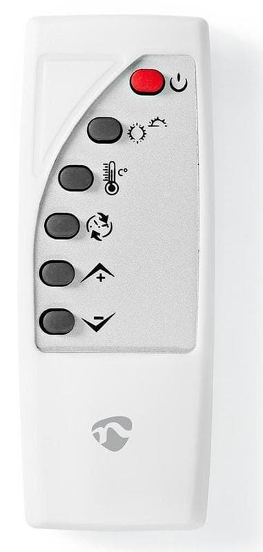 Nedis smartlife konvektionselement | Wi-Fi | Passar till badrum | Glas panel | 2000 W | 2 Värmeinställningar | LED-skärm | 15 - 35 °C | Justerbar termostat | Vit