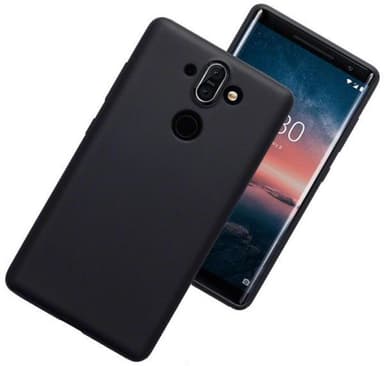 Nokia 8 Sirocco Ultratunn Silikonskal - Svart - Svart