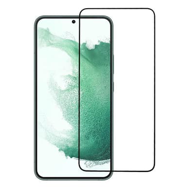 SKALO Samsung S23 Plus Heltäckande Skärmskydd Härdat Glas - Svart