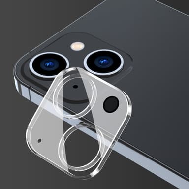SKALO iPhone 15 Plus 3D Linsskydd/Kameraskydd Härdat Glas