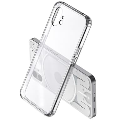 SKALO Nothing Phone (1) Shockproof Clear Hybrid Skal - Transparent