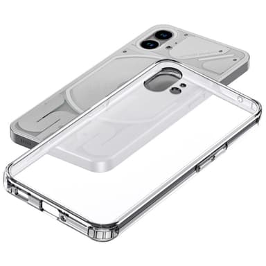 SKALO Nothing Phone (1) Shockproof Clear Hybrid Skal - Transparent