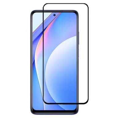 SKALO Xiaomi Mi 10T Lite Heltäckande Skärmskydd Härdat Glas - Svart