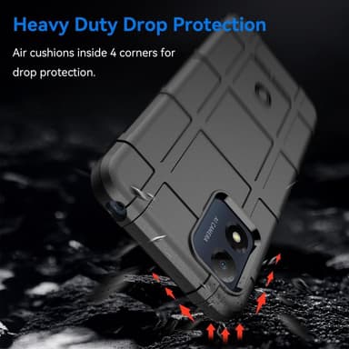 SKALO Motorola Moto E13 4G Rugged Shield Stöttåligt TPU-skal