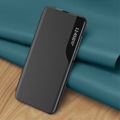SKALO Samsung S24 Clear View Window Fodral - Svart