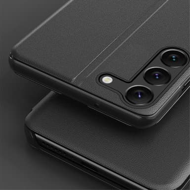 SKALO Samsung S24 Clear View Window Fodral - Svart